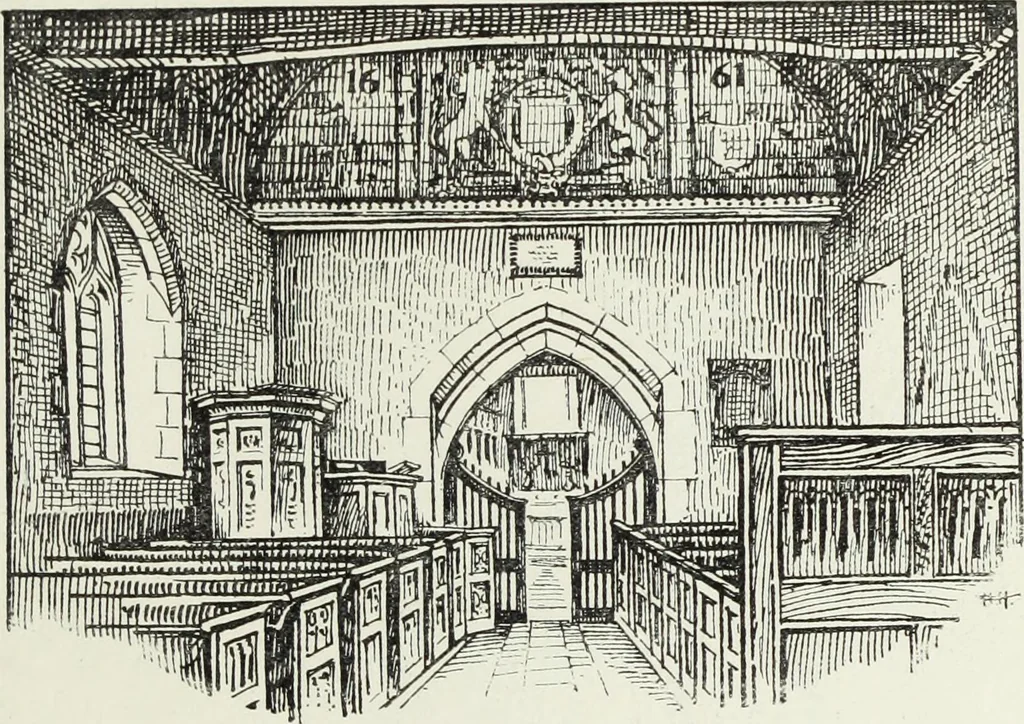 An illustration from Roodscreens and roodlofts, 1909, leaf 214