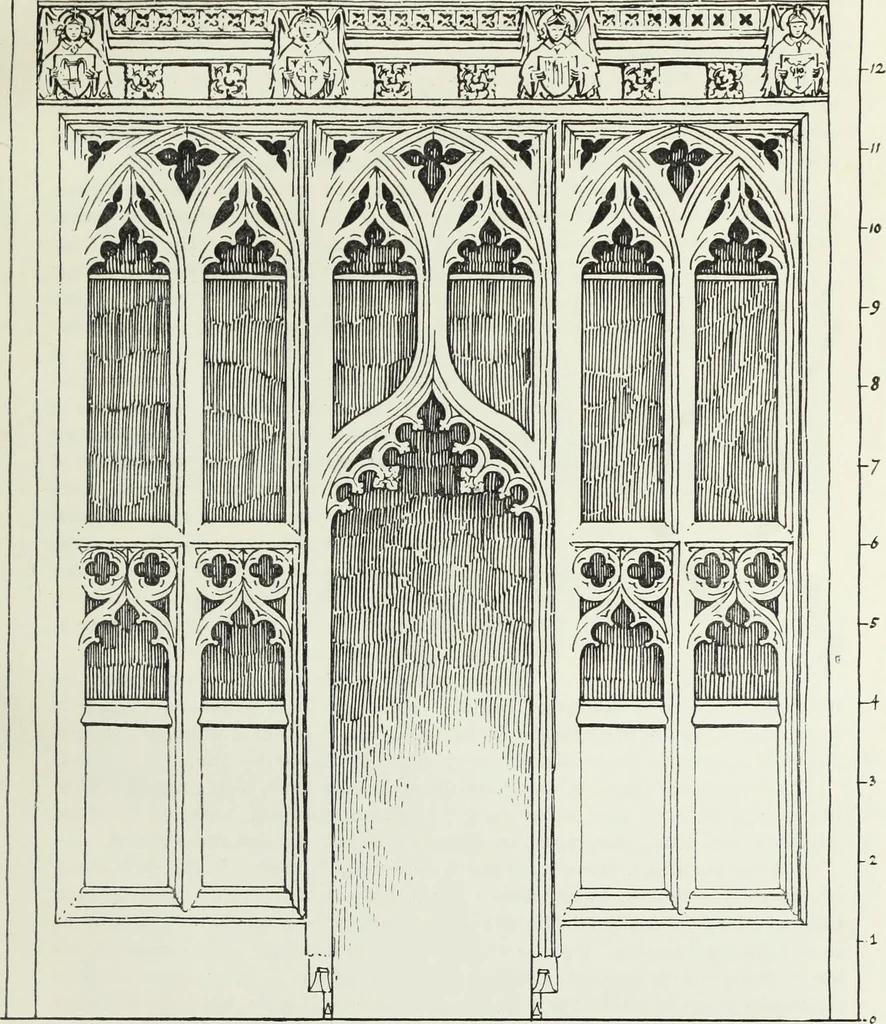 An illustration from Roodscreens and roodlofts, 1909, leaf 230