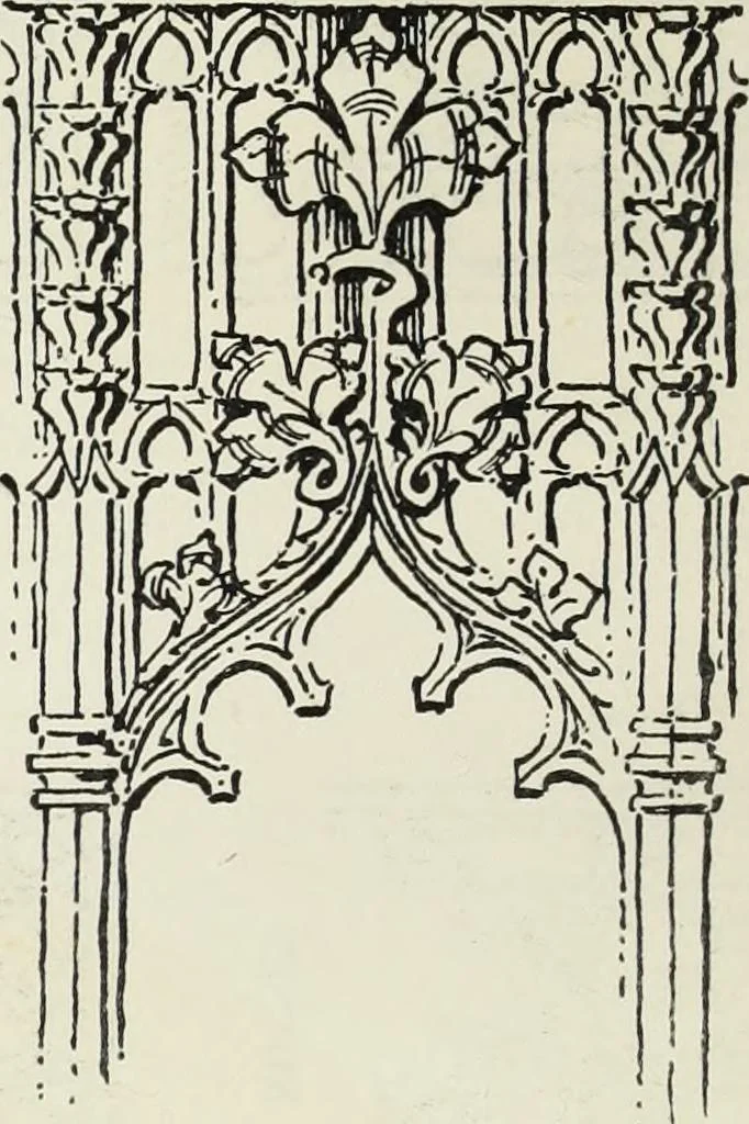 An illustration from Roodscreens and roodlofts, 1909, leaf 235