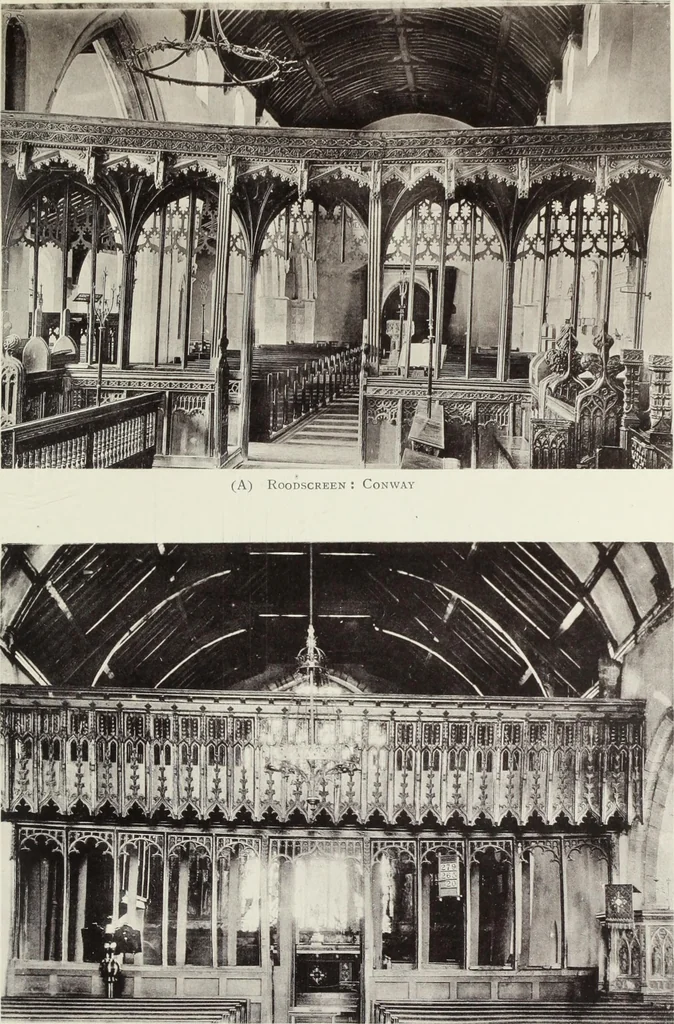 An illustration from Roodscreens and roodlofts, 1909, leaf 240