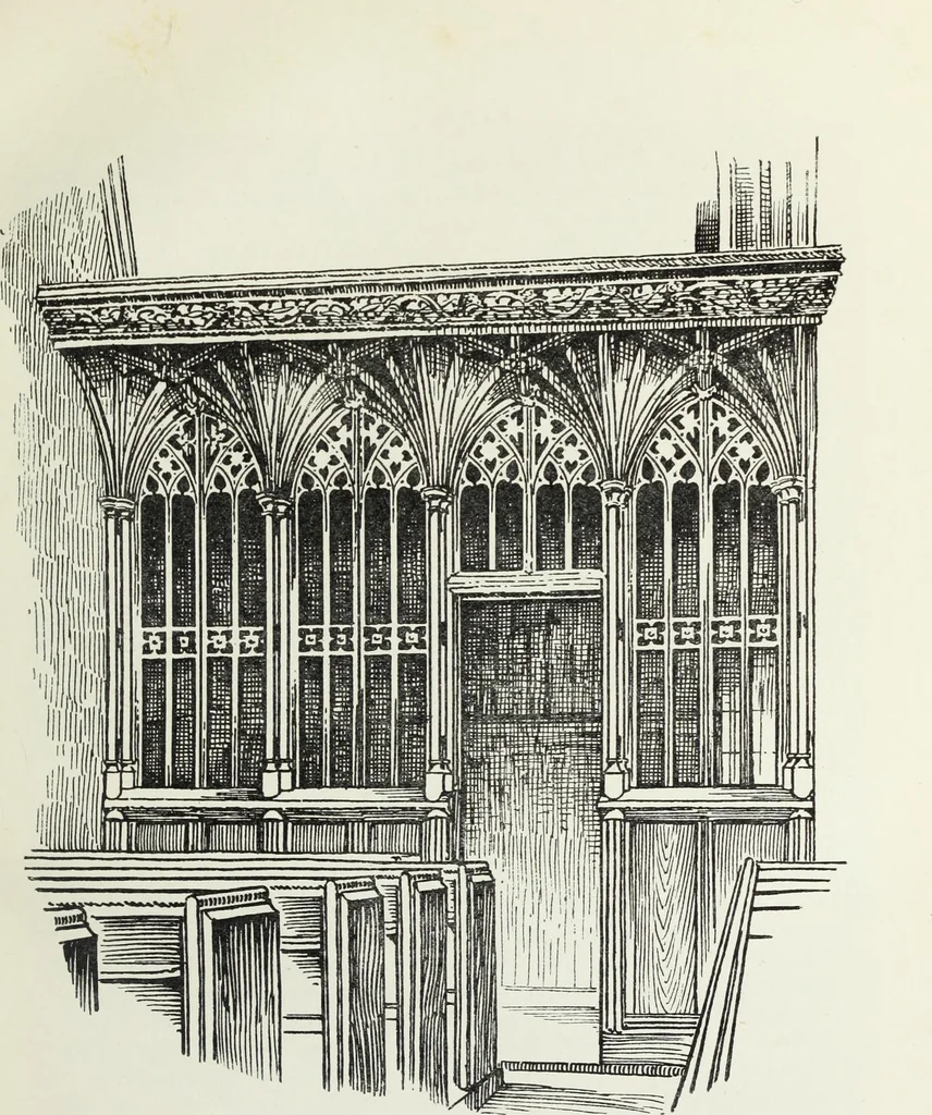 An illustration from Roodscreens and roodlofts, 1909, leaf 242