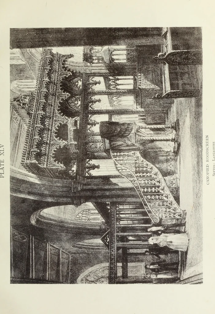 An illustration from Roodscreens and roodlofts, 1909, leaf 244