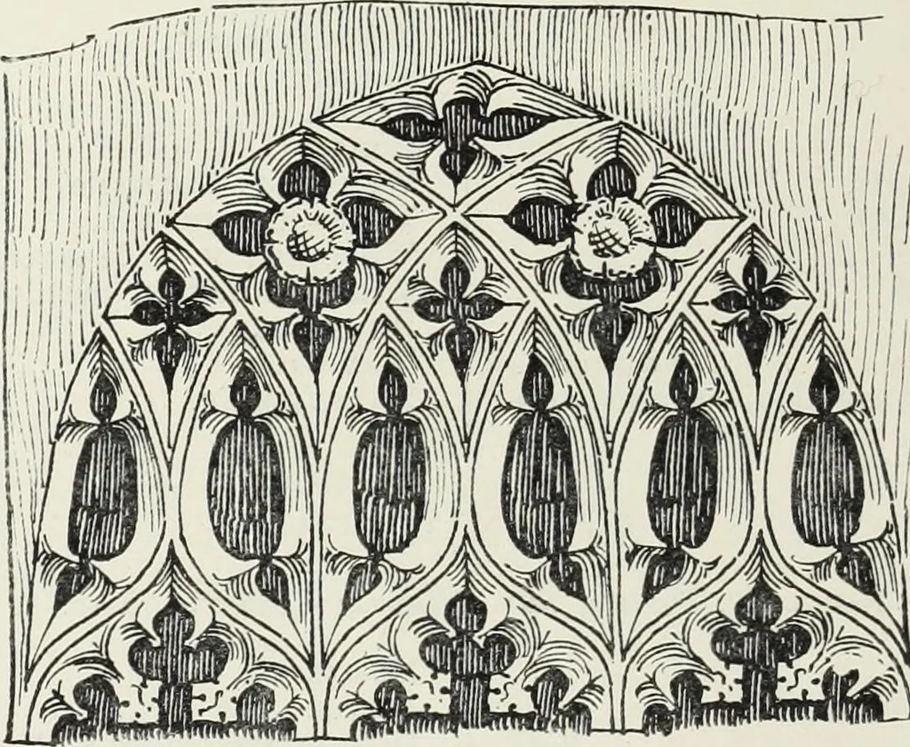 An illustration from Roodscreens and roodlofts, 1909, leaf 255