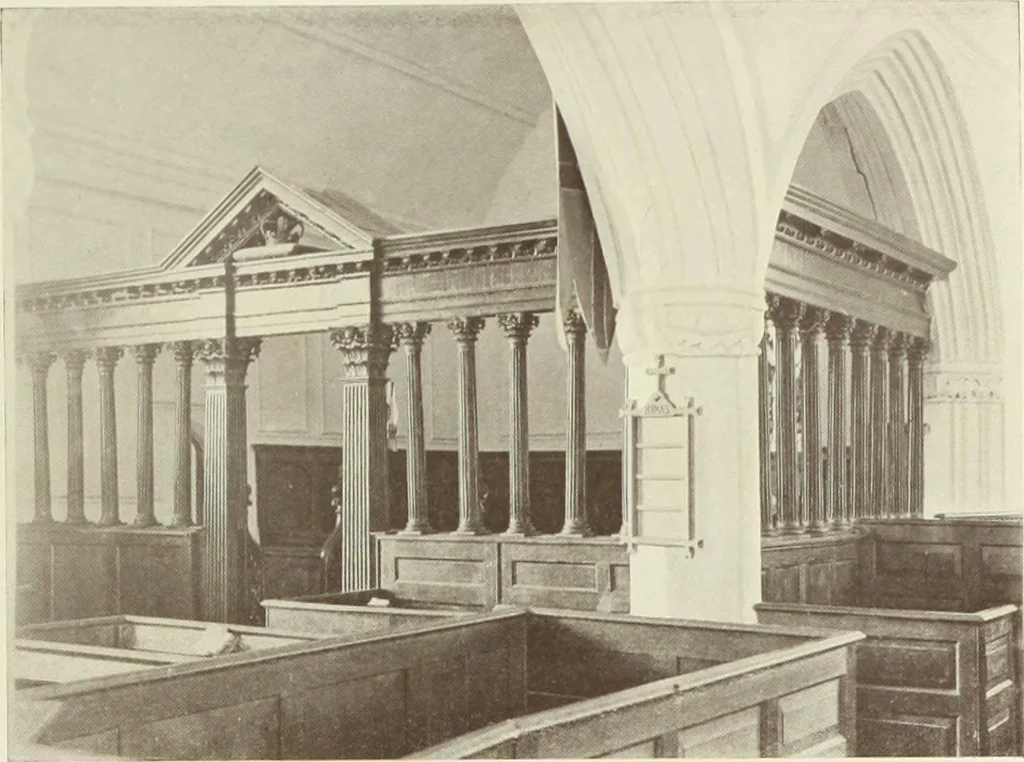 An illustration from Roodscreens and roodlofts, 1909, leaf 260