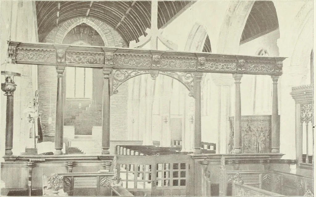 An illustration from Roodscreens and roodlofts, 1909, leaf 260