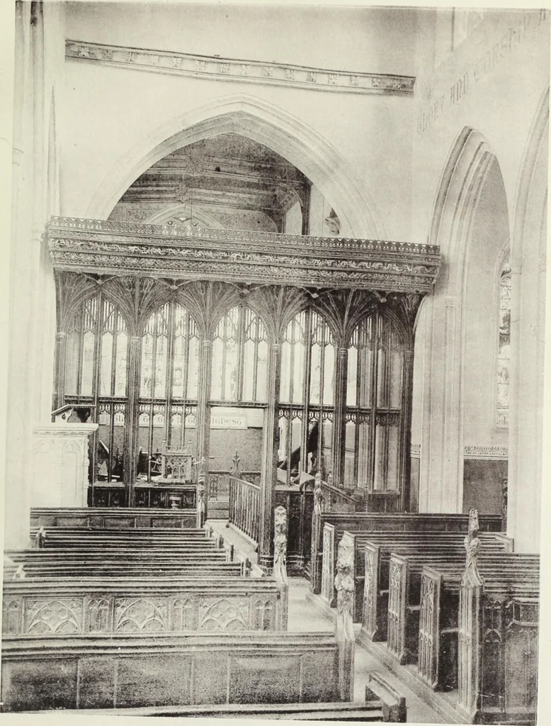 An illustration from Roodscreens and roodlofts, 1909, leaf 272