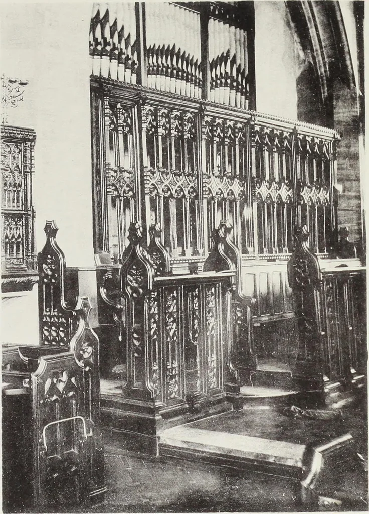 An illustration from Roodscreens and roodlofts, 1909, leaf 284