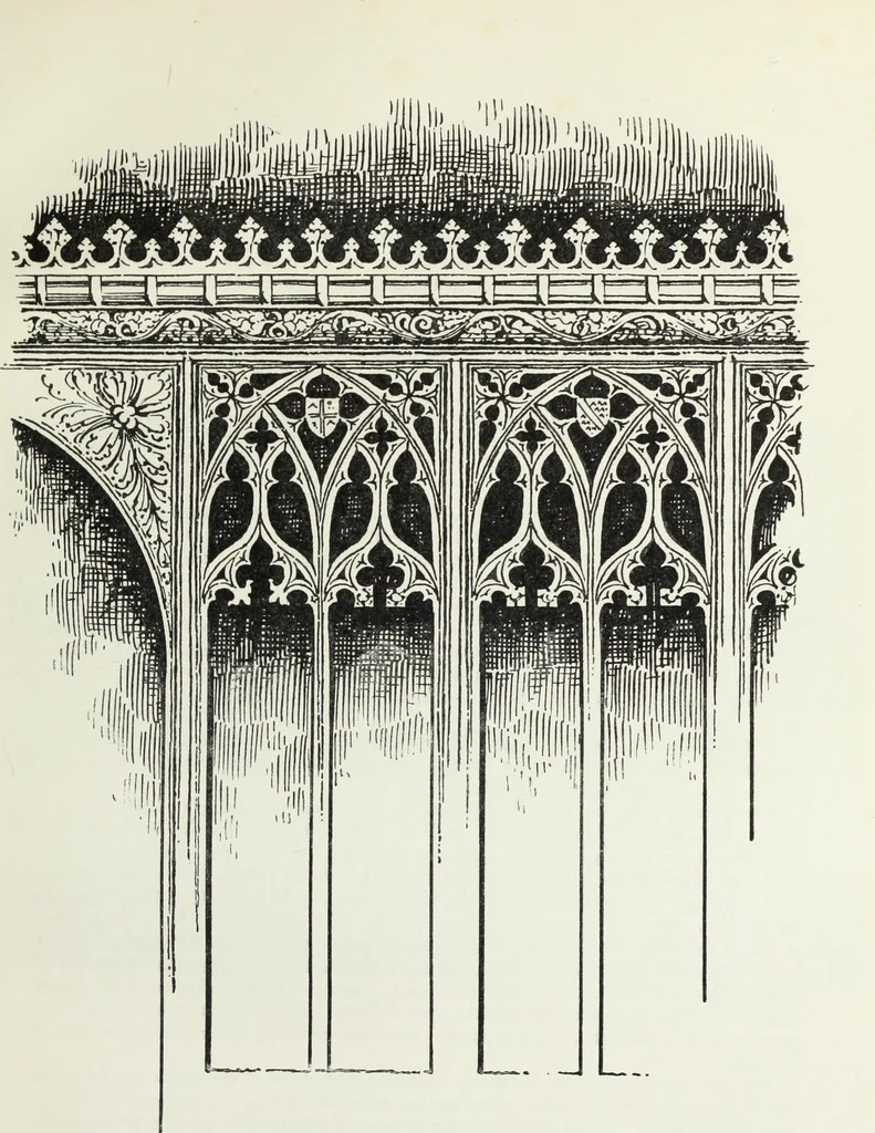 An illustration from Roodscreens and roodlofts, 1909, leaf 288