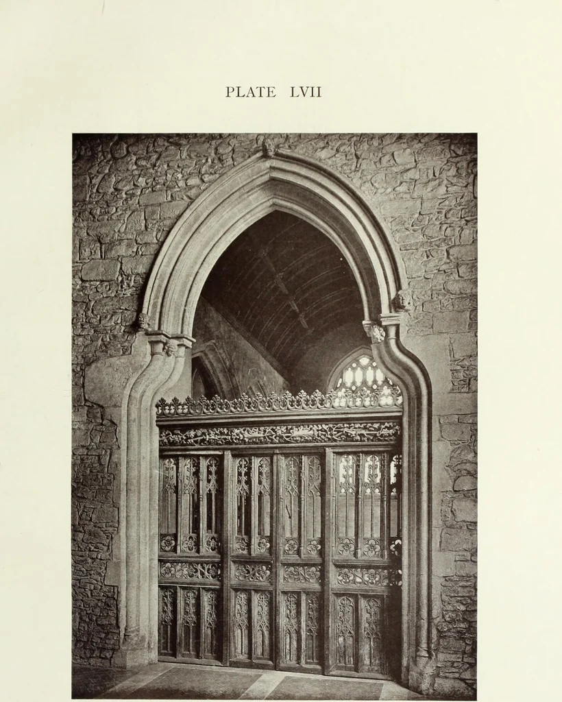 An illustration from Roodscreens and roodlofts, 1909, leaf 294