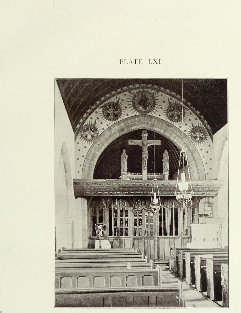 An illustration from Roodscreens and roodlofts, 1909, leaf 310