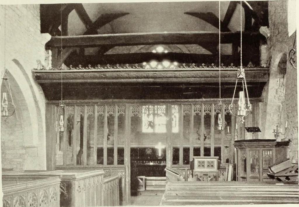 An illustration from Roodscreens and roodlofts, 1909, leaf 316