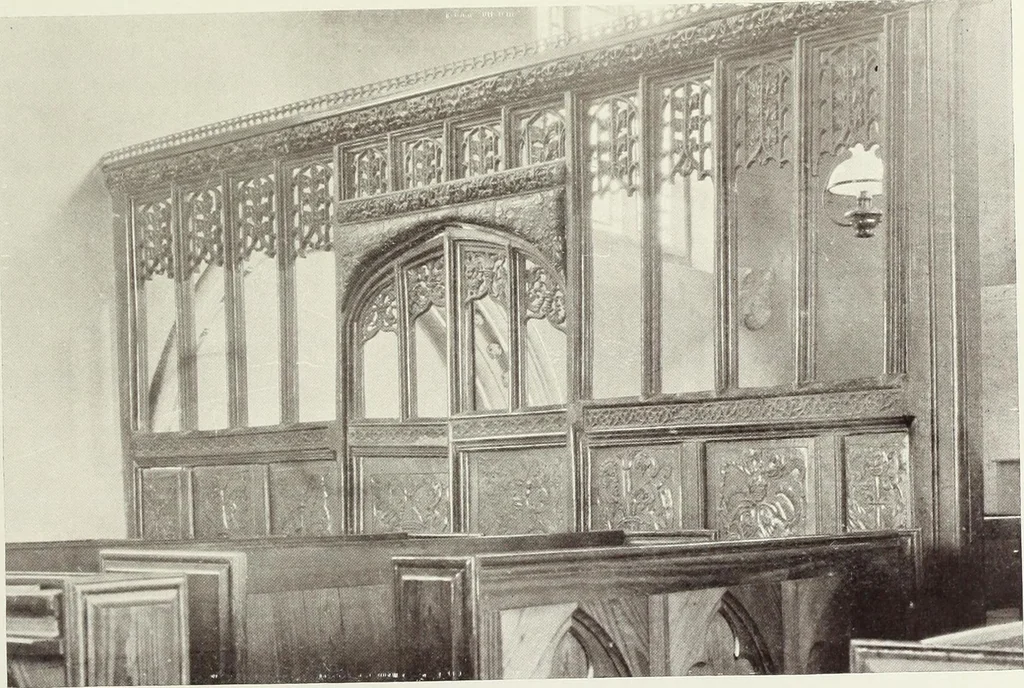 An illustration from Roodscreens and roodlofts, 1909, leaf 316