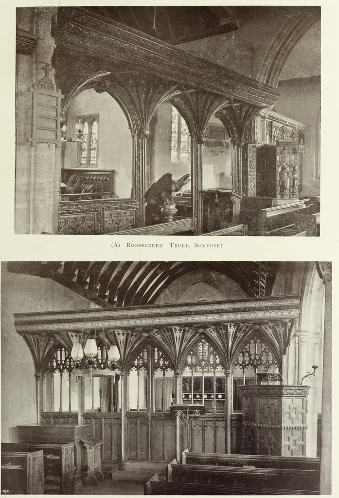 An illustration from Roodscreens and roodlofts, 1909, leaf 324