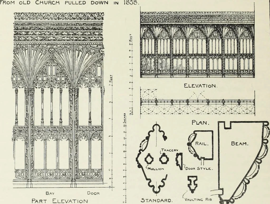 An illustration from Roodscreens and roodlofts, 1909, leaf 335