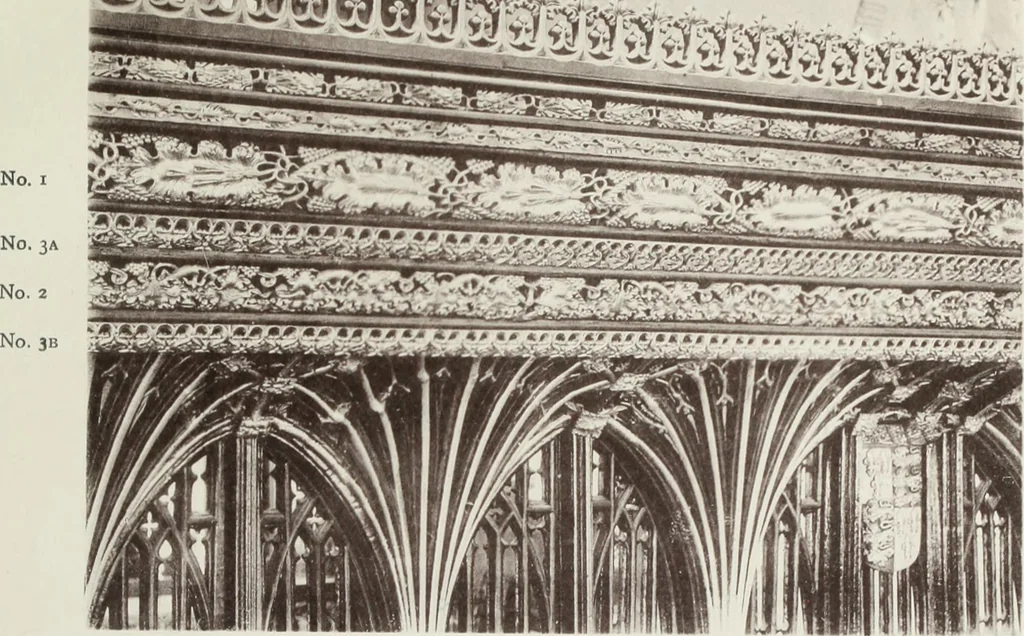 An illustration from Roodscreens and roodlofts, 1909, leaf 342