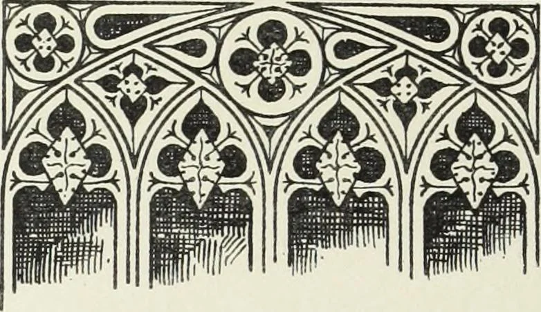 An illustration from Roodscreens and roodlofts, 1909, leaf 345