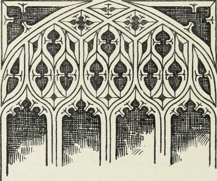 An illustration from Roodscreens and roodlofts, 1909, leaf 345