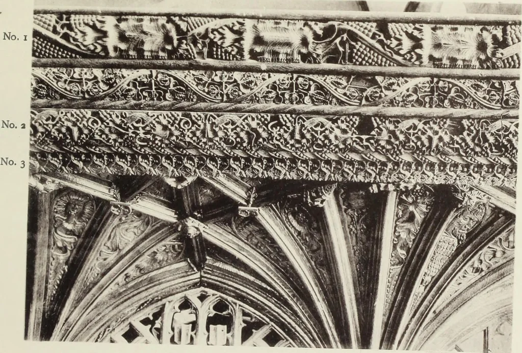 An illustration from Roodscreens and roodlofts, 1909, leaf 348