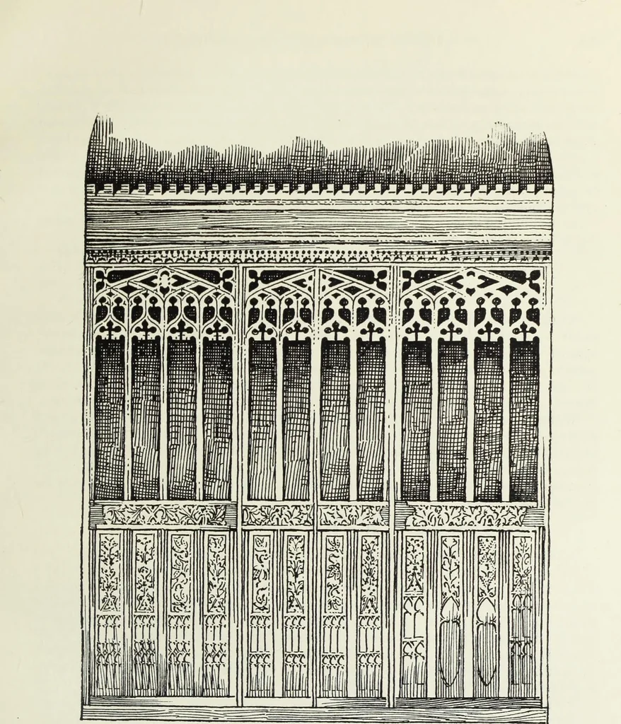 An illustration from Roodscreens and roodlofts, 1909, leaf 352
