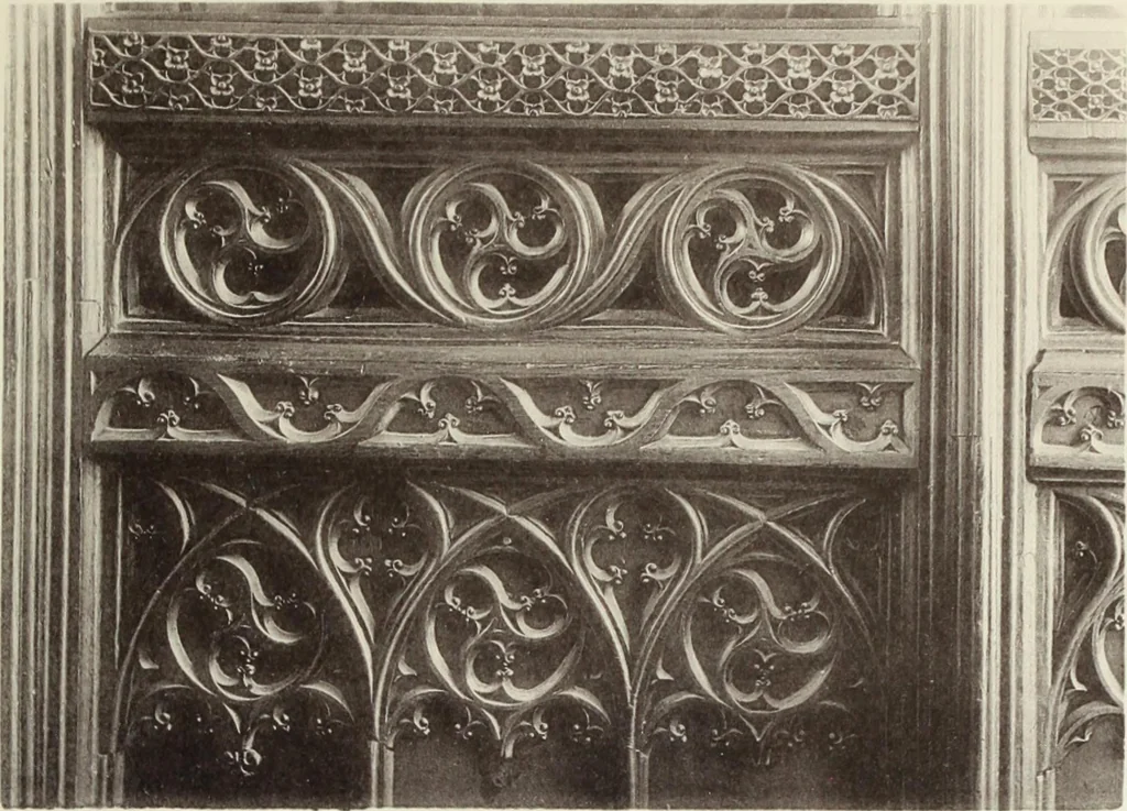 An illustration from Roodscreens and roodlofts, 1909, leaf 356