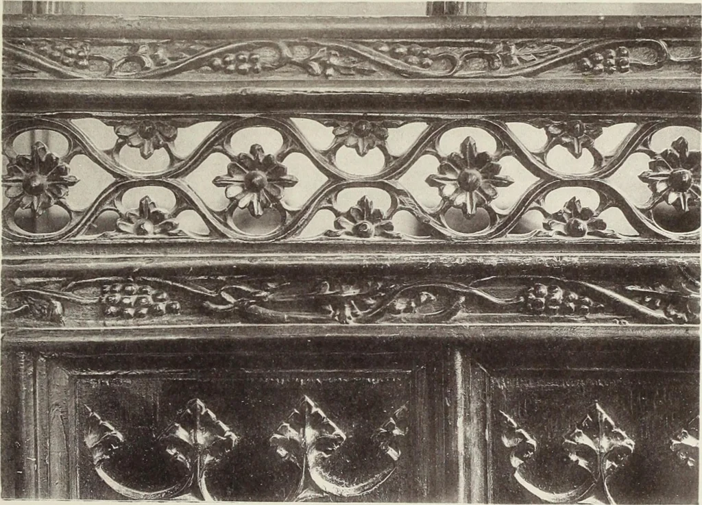 An illustration from Roodscreens and roodlofts, 1909, leaf 356