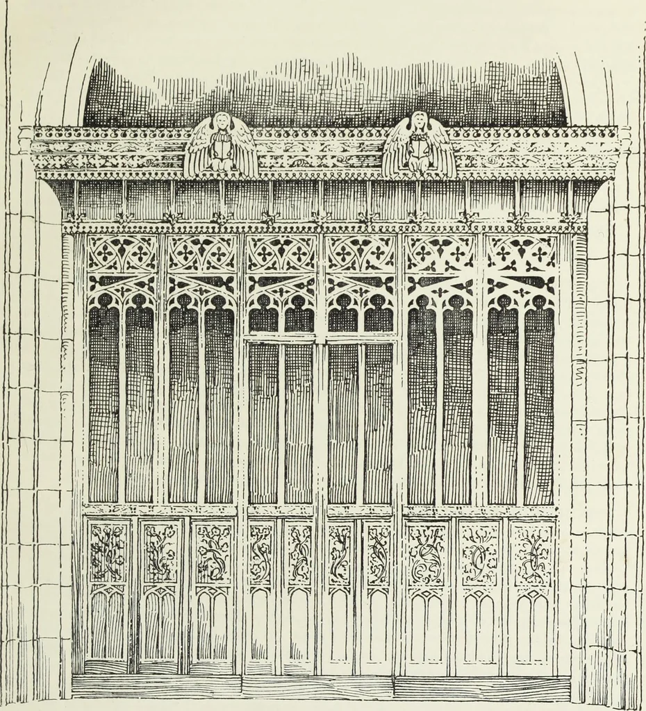 An illustration from Roodscreens and roodlofts, 1909, leaf 358