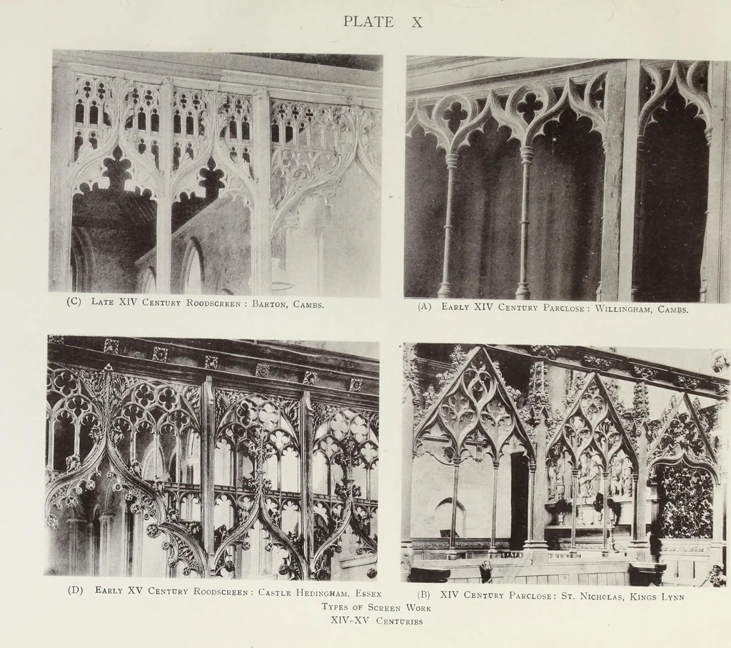 An illustration from Roodscreens and roodlofts, 1909, leaf 74
