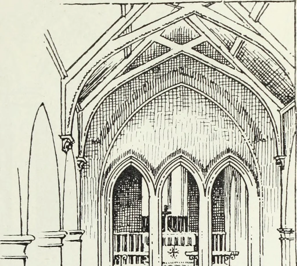 An illustration from Roodscreens and roodlofts, 1909, leaf 76