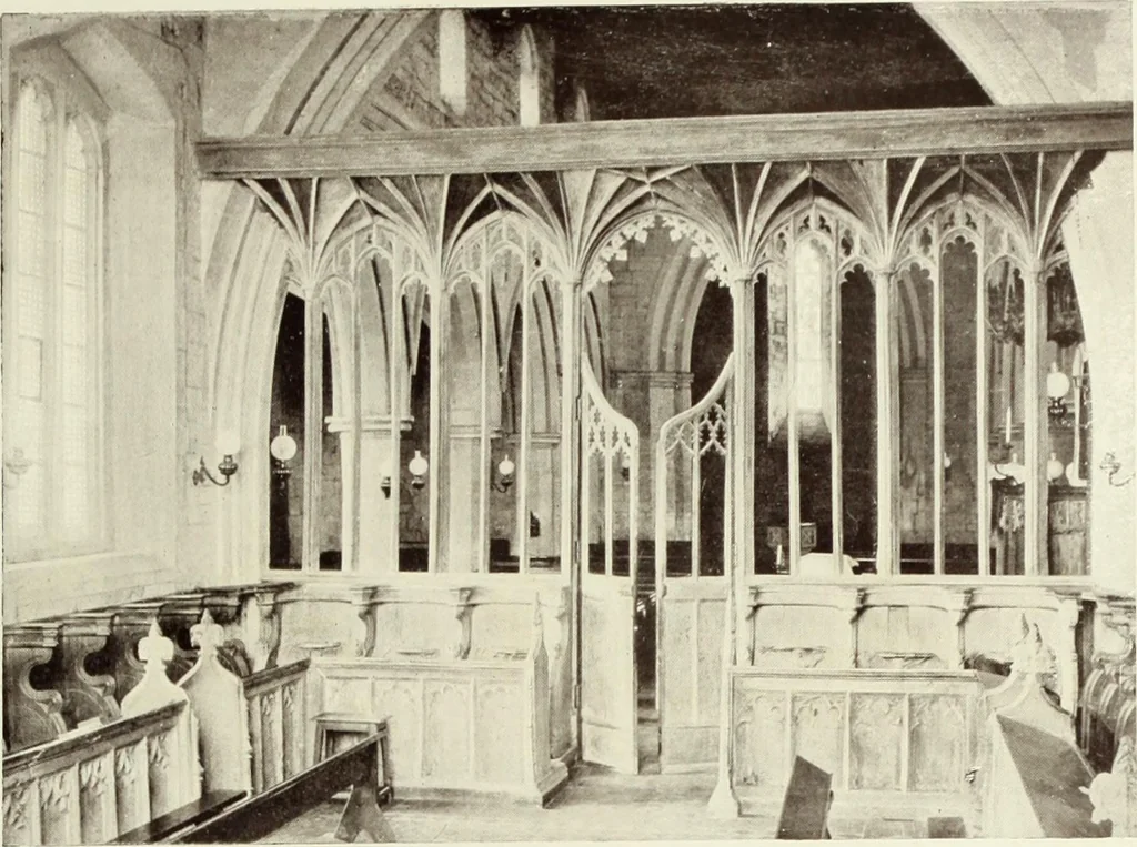An illustration from Roodscreens and roodlofts, 1909, leaf 78