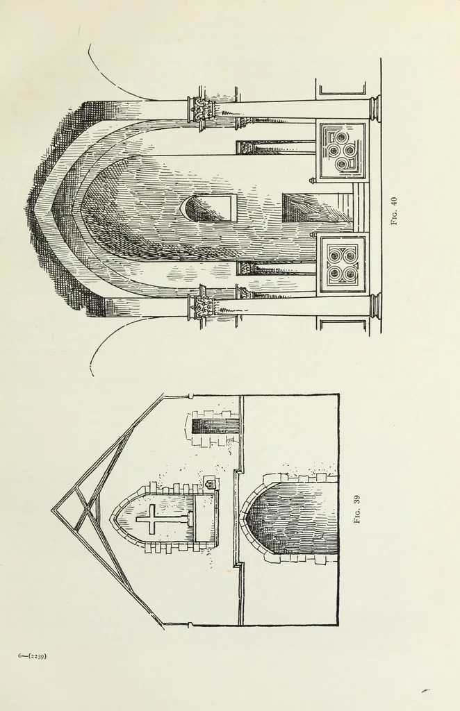 An illustration from Roodscreens and roodlofts, 1909, leaf 84