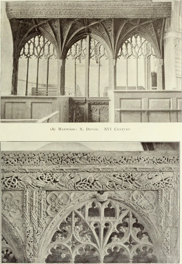An illustration from Roodscreens and roodlofts, 1909, leaf 94