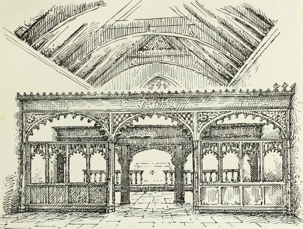 An illustration from Roodscreens and roodlofts, 1909, leaf 96