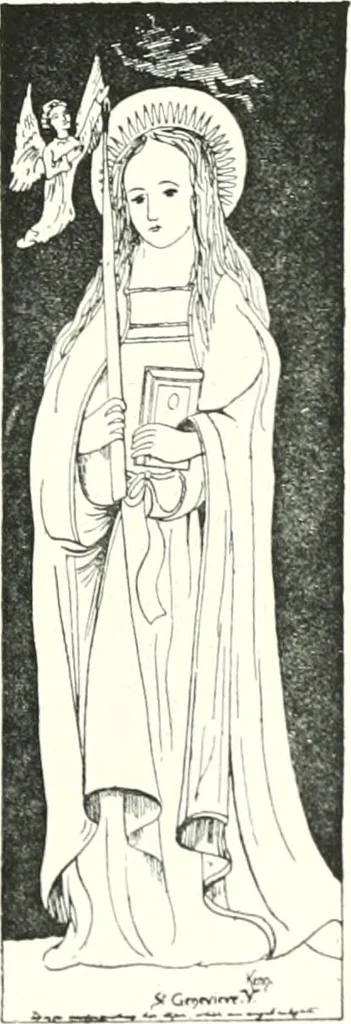 An illustration from Roodscreens and roodlofts, 1909, leaf 100