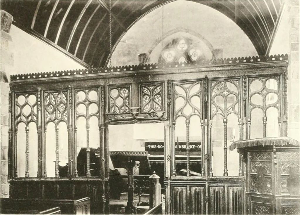 An illustration from Roodscreens and roodlofts, 1909, leaf 102