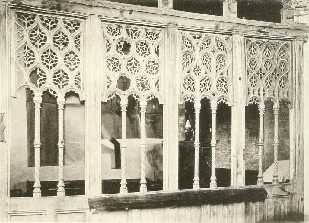An illustration from Roodscreens and roodlofts, 1909, leaf 102