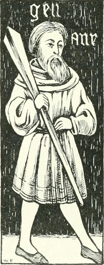 An illustration from Roodscreens and roodlofts, 1909, leaf 105