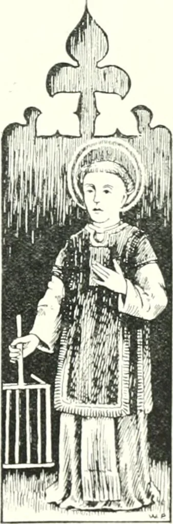 An illustration from Roodscreens and roodlofts, 1909, leaf 106