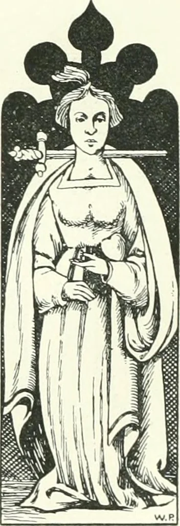 An illustration from Roodscreens and roodlofts, 1909, leaf 107