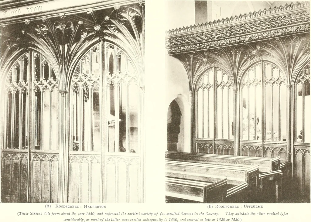 An illustration from Roodscreens and roodlofts, 1909, leaf 114