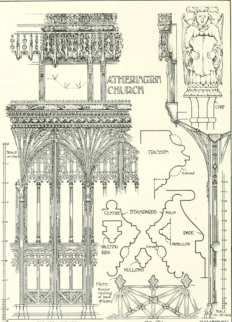 An illustration from Roodscreens and roodlofts, 1909, leaf 119