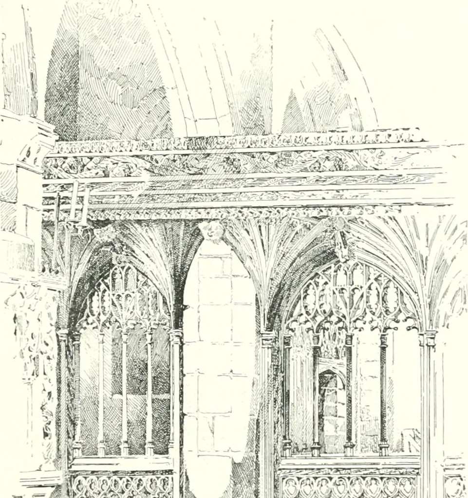 An illustration from Roodscreens and roodlofts, 1909, leaf 130