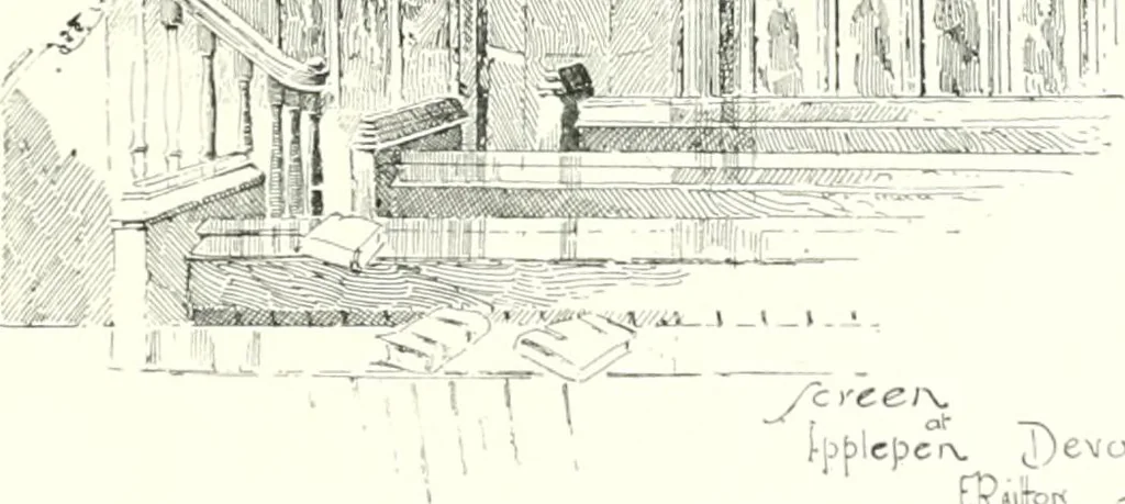 An illustration from Roodscreens and roodlofts, 1909, leaf 130