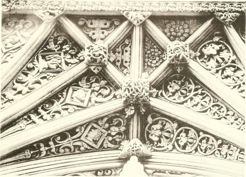 An illustration from Roodscreens and roodlofts, 1909, leaf 144