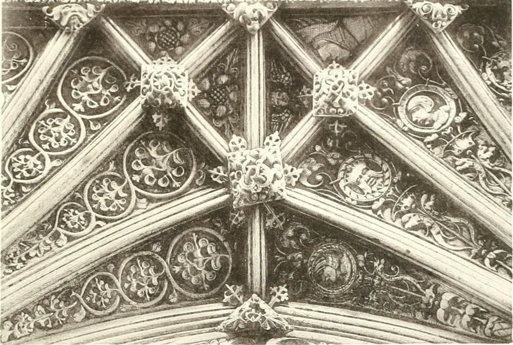 An illustration from Roodscreens and roodlofts, 1909, leaf 150