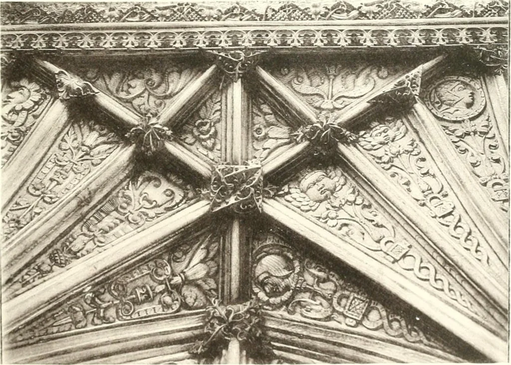 An illustration from Roodscreens and roodlofts, 1909, leaf 150