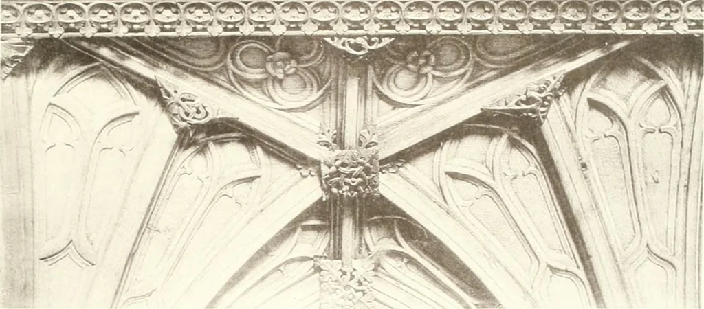 An illustration from Roodscreens and roodlofts, 1909, leaf 166