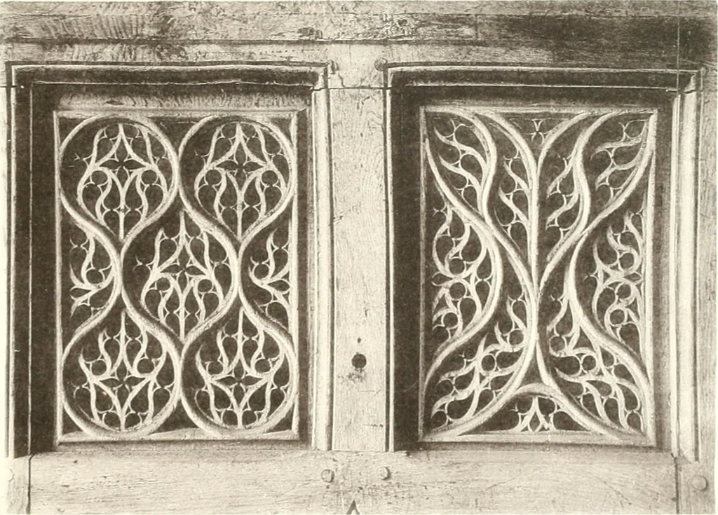 An illustration from Roodscreens and roodlofts, 1909, leaf 182