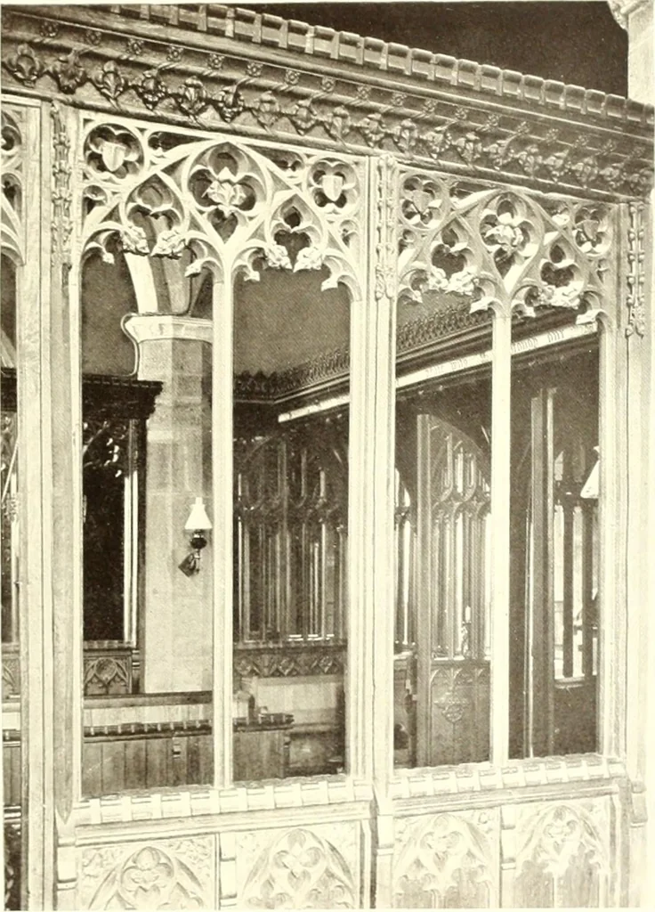 An illustration from Roodscreens and roodlofts, 1909, leaf 216