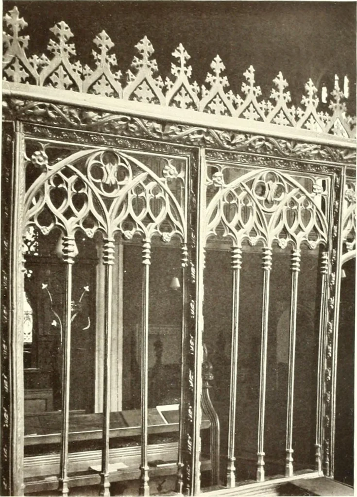 An illustration from Roodscreens and roodlofts, 1909, leaf 222