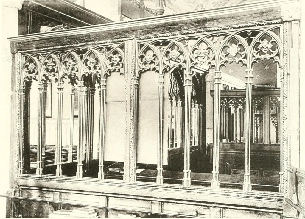 An illustration from Roodscreens and roodlofts, 1909, leaf 226